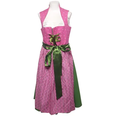 Dirndl (Rosa, Grön) från Alpentrachten Bomull, Polyester