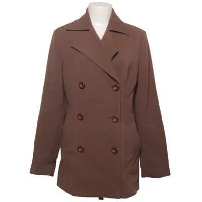 Erwt jas (Beige) van Yorn Elastaan, Polyester, Viscose