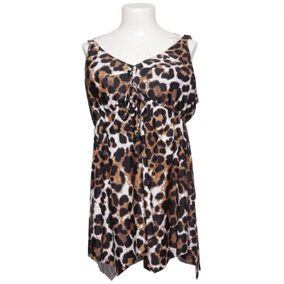 Swim dress (Brown, Black, White) from Janina Curved