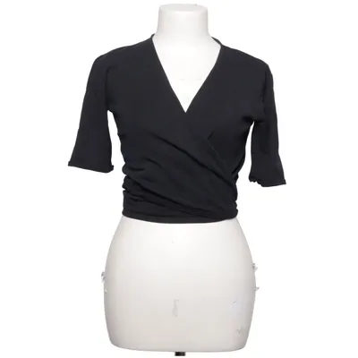 Wrap top (Black) from More & More Elastane, Polyamide, Silk