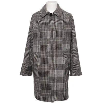 Coat (Gray, White) from Helene Berman London Acetate, Polyamide, Wool