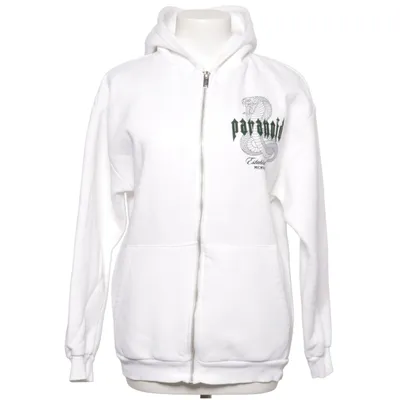 Hoodie (White) from Black Squad Cotton, Polyester