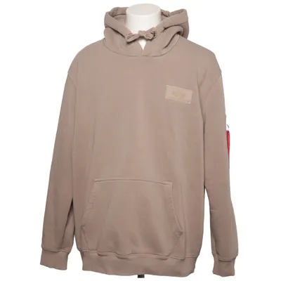 Hoodie (Beige) from Alpha Industries Cotton, Polyester