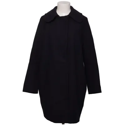 Coat (Black, Blue) from Closed Polyamide, Viscose, Wool