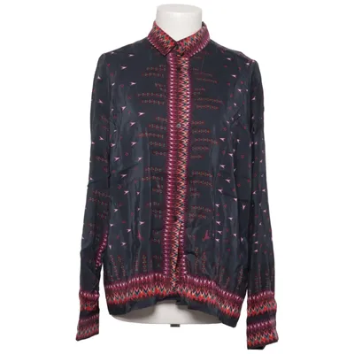 Blouse (Black, Multicolored) from American Retro Silk, Viscose