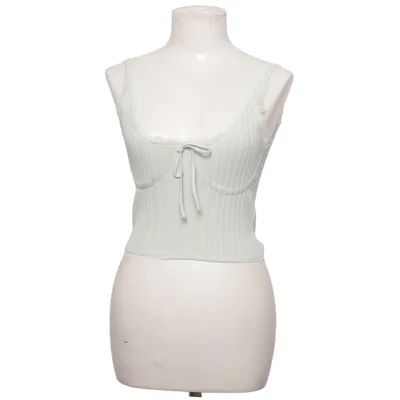 Crop top (Blauw) van Bershka Elastaan, Polyamide, Polyester