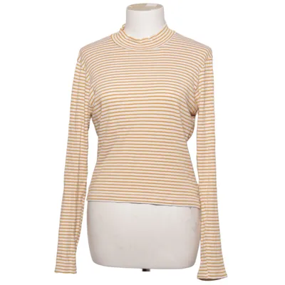 Rollkragenpullover (Gelb, Weiß) von American Apparel Baumwolle, Elasthan