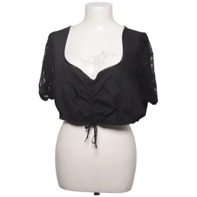 Dirndl blouse (Black) from Alpin Cotton, Elastane, Polyester