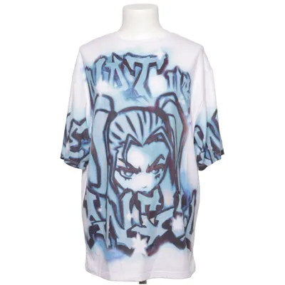 T-shirt (Hvid, Blå, Sort) fra Jaded London Elastan, Polyester