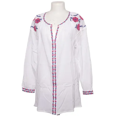 Blouse (Blanc, Multicolore) de Alba Moda Coton