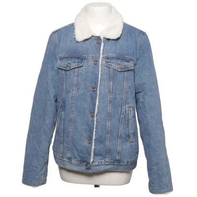 Lined denim jacket (Blue, White) from FB Sister Cotton, Polyester