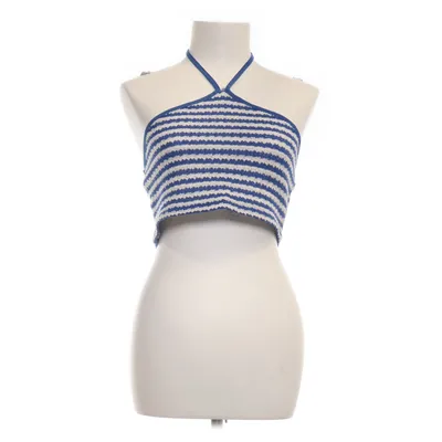 Halter neck top (Blue, White) from Nasty Gal