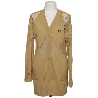 Cardigan (Beige) fra Fred Perry Elastan, Metallfiber, Polyamid, Viscose