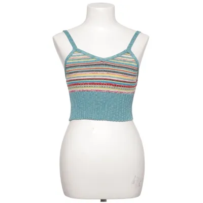 Crop top (Blå, Flerfärgad) från Kookaï Akryl, Bomull, Linne