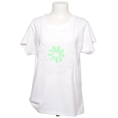 T-shirt (Hvid, Grøn) fra V Milano