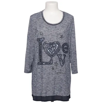 Blouse (Gray) from Beauty Elastane, Polyester, Viscose