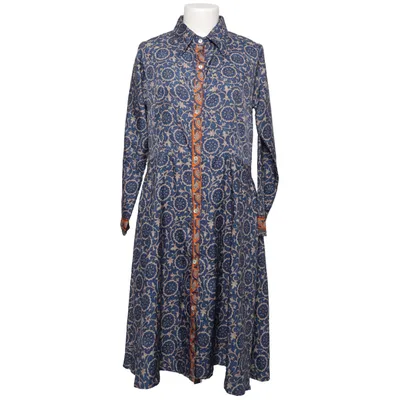 Robe chemise (Bleu, Beige, Orange) de Aller Simplement Polyester