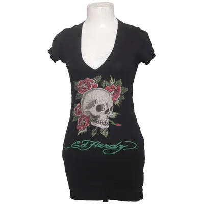 T-shirt (Black) from Ed Hardy Cotton