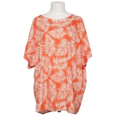 Top (Orange, Beige) from Tchibo Cotton, Viscose