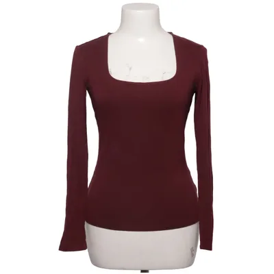 Langærmet t-shirt (Rød) fra Page One Viscose, Elastan
