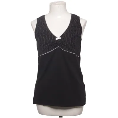 Tank Top (Black, White) from Pussy Deluxe Cotton, Elastane