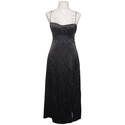 Wrap dress (Black, White) from Zara Elastane, Polyester