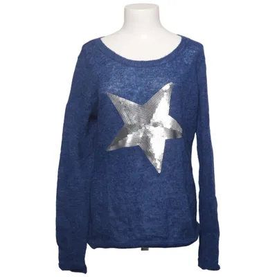 Sweater (Blue, Silver) from Suzanna Acrylic, Mohair, Polyamide