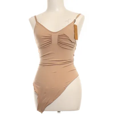 Romper (Beige) van Creamy Fabrics Elastaan, Polyamide