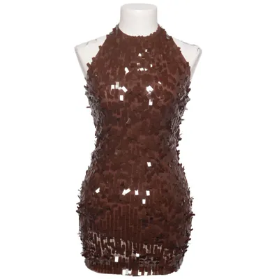 Robe de cocktail (Marron) de Pull & Bear Polyester