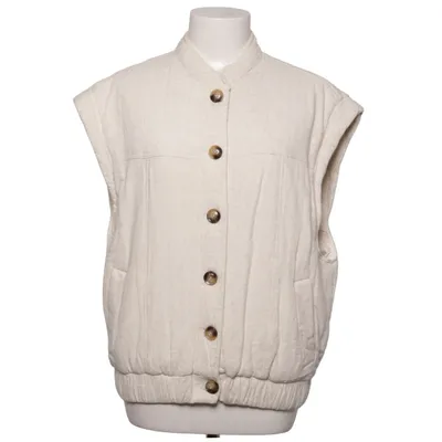 Outdoor vest (Beige) van Grace & Mila Linnen, Polyester, Viscose