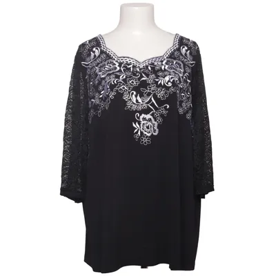T-shirt (Noir, Blanc) de Komplimente Élasthane, Polyamide, Polyester