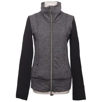Trainingsjack (Grijs, Zwart) van Lululemon Athletica Elastaan, Polyamide, Polyester