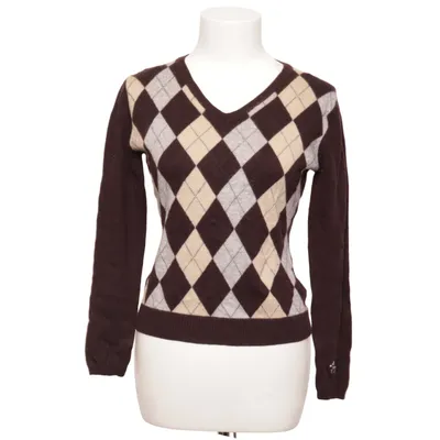 Tröja (Brun, Grå, Beige) från Donaldson Angora, Modal, Nylon, Ull