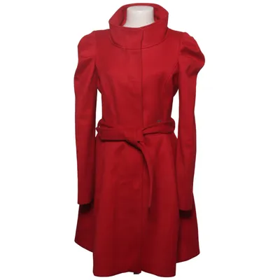 Coat (Red) from Miss Sixty Collection Acetate, Elastane, Polyester, Viscose