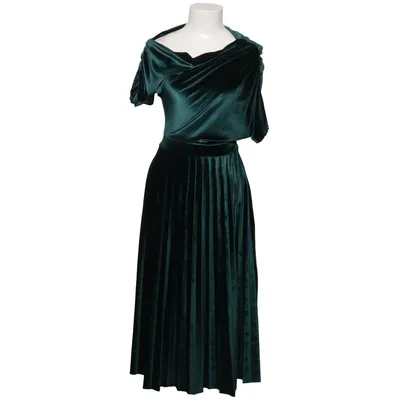 Klänning (Grön) från ASOS Elastan, Polyester