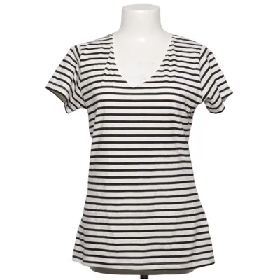 T-shirt (Vit, Svart) från Zeeman Bomull, Elastan