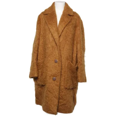 Manteau (Marron) de Luisa Cerano Mohair, Polyamide, Polyester, Viscose, Laine