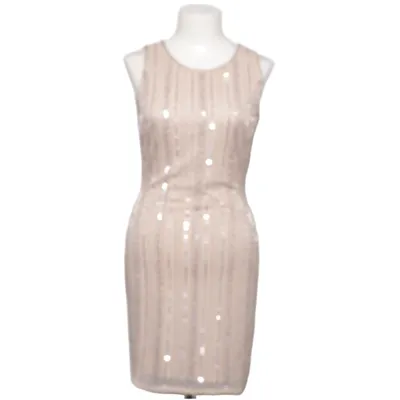Cocktailkjole (Beige, Sølv) fra Lace & Beads Polyester