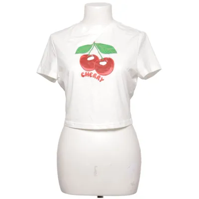 T-shirt (Vit, Röd, Grön) från Shein Polyester