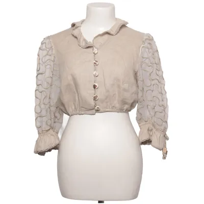 Dirndlbluse (Beige) Linned