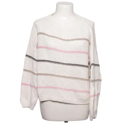 Sweater (White, Pink, Brown) from Lens Acrylic, Cotton