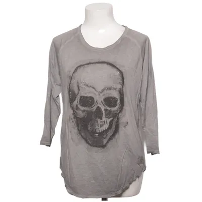 Langærmet t-shirt (Grå) fra True Religion Bomuld, Modal