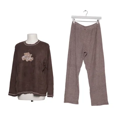 Pyjamasz (Brun, Hvid) fra Queentex Bomuld, Polyester