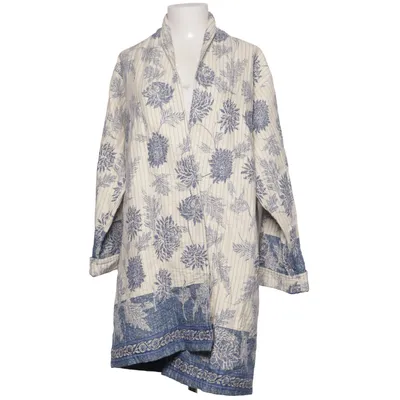 Kimono (Blå, Beige, Flerfarvet) fra Mango Suit Bomuld, Linned