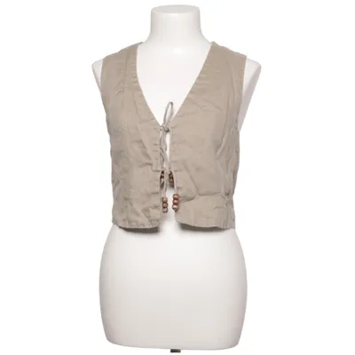 Väst (Beige) från Zara Bomull, Polyester