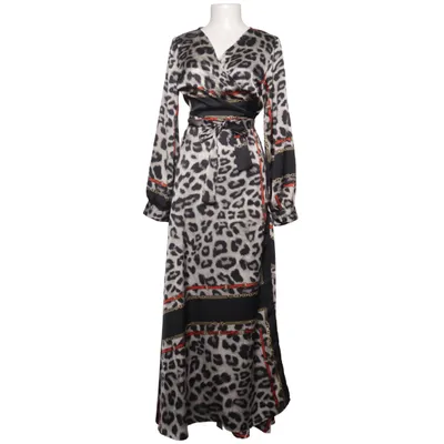 Wrap dress (Black, Gray, Multicolored) from JCL Polyester