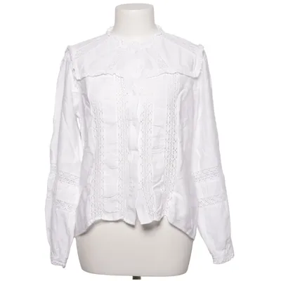 Bluse (Hvid) fra Maje Bomuld, Polyamid, Viscose