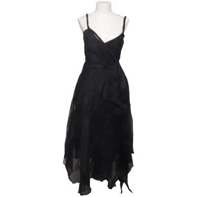 Wrap dress (Black) from Oui Set Cotton, Silk