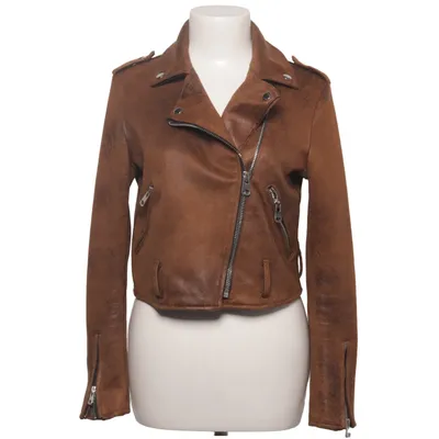 Bikerjacka (Brun) från Bershka_BSKGIRL Polyester