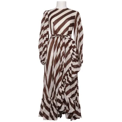 Dress (Brown, White) from Zimmermann